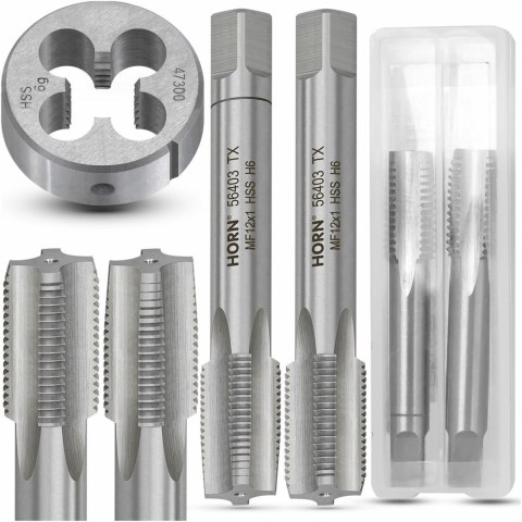 ARTPOL KOMPLET GWINTOWNIKÓW RĘCZNYCH M12x1,00mm 2szt. ARTPOL KOMPLET GWINTOWNIKÓW RĘCZNYCH M12x1,00mm 2szt.