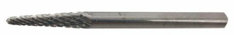 BETA PILNIK OBROTOWY Z WĘGLIKA SPIEKANEGO, KSZTAŁT STOŻKOWY ZAOKRĄGLONY, 3X13MM, TRZPIEŃ 3MM, NACIĘCIE STANDARD Z ŁAMACZEM WIÓRA BETA PILNIK OBROTOWY Z WĘGLIKA SPIEKANEGO, KSZTAŁT STOŻKOWY ZAOKRĄGLONY, 3X13MM, TRZPIEŃ 3MM, NACIĘCIE STANDARD Z ŁAMACZEM WIÓRA