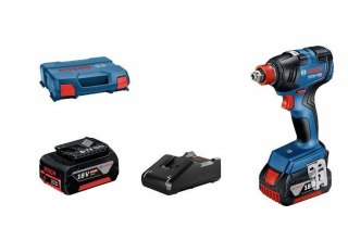 BOSCH KLUCZ UDAROWY 1/2" / HEX 1/4" GDX 18V-200 2x4,0Ah 200Nm L-CASE