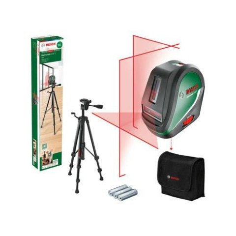 BOSCH LASER UNIVERSAL LEVEL 3 UNI KRZYŻOWY +TT150 BOSCH LASER UNIVERSAL LEVEL 3 UNI KRZYŻOWY +TT150