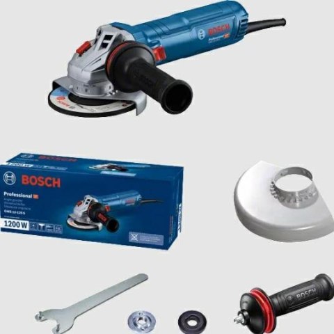 BOSCH SZLIFIERKA KĄTOWA 125mm/1200W GWS 12-125 S REG.OBR. BOSCH SZLIFIERKA KĄTOWA 125mm/1200W GWS 12-125 S REG.OBR.