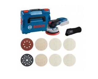 BOSCH SZLIFIERKA MIMOŚR.125mm GEX 18V-125 SOLO +ZESTAW SIATEK M480 LB