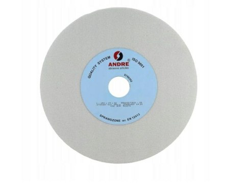 ANDRE ŚCIERNICA PŁASKA 250mm x 25mm x 32mm 99AY60K7VE01-35 BIAŁA "TYP 1" ANDRE ŚCIERNICA PŁASKA 250mm x 25mm x 32mm 99AY60K7VE01-35 BIAŁA "TYP 1"