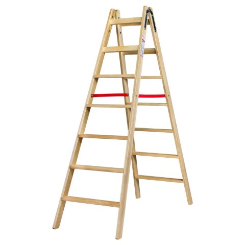 AWTOOLS DRABINA DREWNIANA 2x 7 STOPNI 150KG AWTOOLS DRABINA DREWNIANA 2x 7 STOPNI 150KG