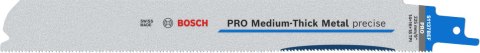 BOSCH BRZESZCZOT DO PIŁY SZABLASTEJ PRO MEDIUM-THICK METAL PRECISE S1137BEF 1,1 x 25 x 225mm /2szt. BOSCH BRZESZCZOT DO PIŁY SZABLASTEJ PRO MEDIUM-THICK METAL PRECISE S1137BEF 1,1 x 25 x 225mm /2szt.