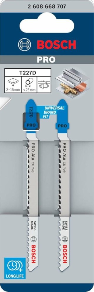 BOSCH BRZESZCZOT T PRO ALU CURVE T227D 100 mm /2szt.