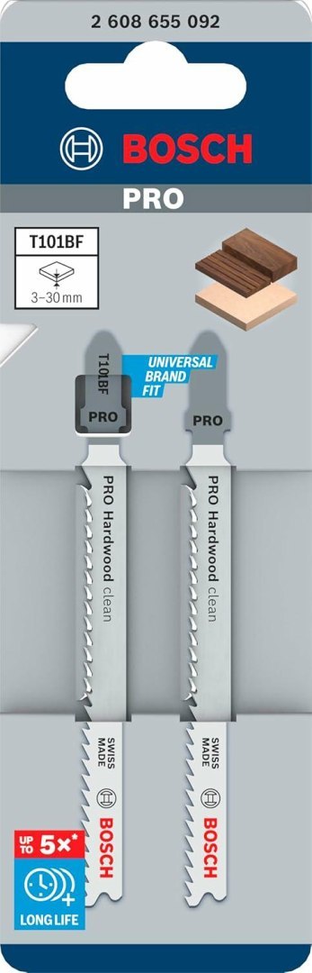 BOSCH BRZESZCZOT T PRO HARDWOOD CLEAN T101BF 100 mm /2szt. BOSCH BRZESZCZOT T PRO HARDWOOD CLEAN T101BF 100 mm /2szt.