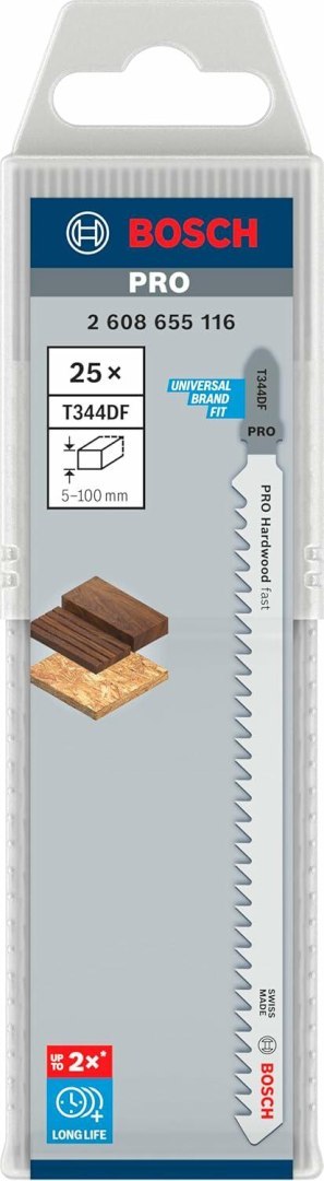 BOSCH BRZESZCZOT T PRO HARDWOOD FAST T344DF 152 mm /25szt.