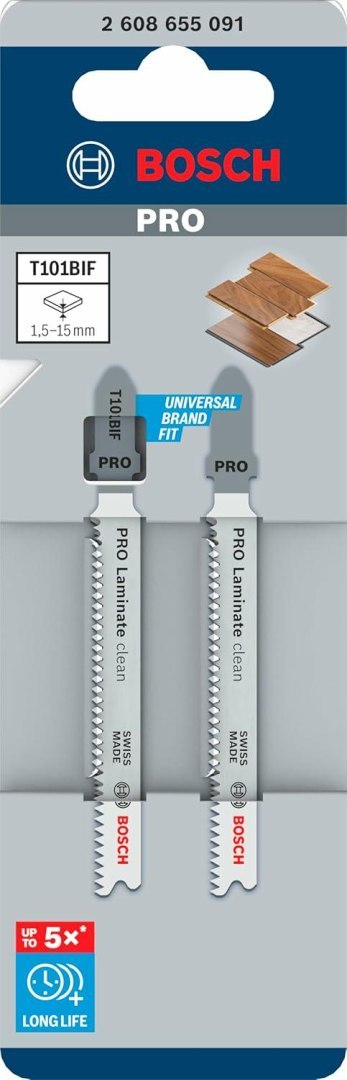 BOSCH BRZESZCZOT T PRO LAMINATE CLEAN T101BIF 83mm /5szt. BOSCH BRZESZCZOT T PRO LAMINATE CLEAN T101BIF 83mm /5szt.