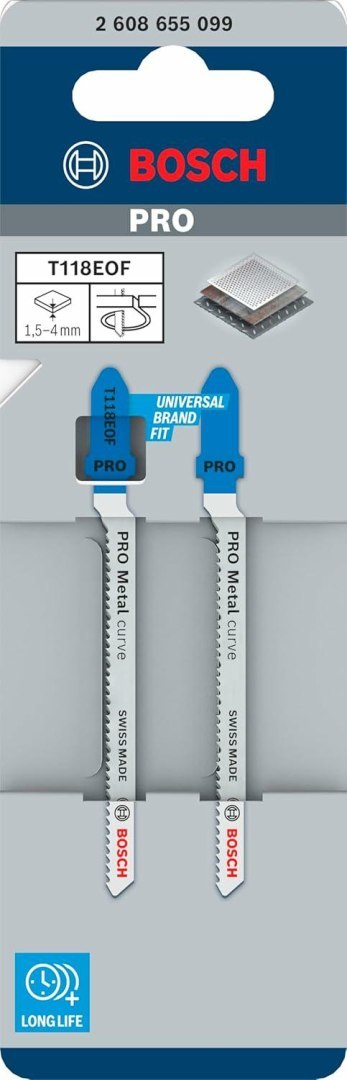 BOSCH BRZESZCZOT T PRO METAL CURVE T118EOF 83 mm /2szt. BOSCH BRZESZCZOT T PRO METAL CURVE T118EOF 83 mm /2szt.