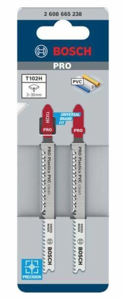 BOSCH BRZESZCZOT T PRO PLASTICS PVC CLEAN T102H 100 mm /2szt. BOSCH BRZESZCZOT T PRO PLASTICS PVC CLEAN T102H 100 mm /2szt.