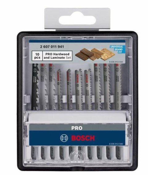 BOSCH BRZESZCZOT T ZESTAW PRO HARDWOOD AND LAMINATE 83 MM 10szt. BOSCH BRZESZCZOT T ZESTAW PRO HARDWOOD AND LAMINATE 83 MM 10szt.