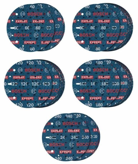 BOSCH FOLIA ŚCIERNA 150mm MIX 55szt. BOSCH FOLIA ŚCIERNA 150mm MIX 55szt.