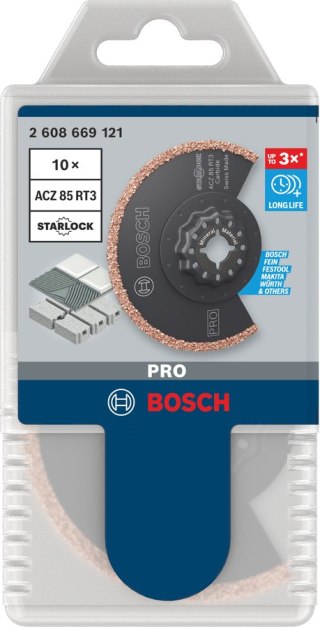 BOSCH MT BRZESZCZOT WIELOFUNKCYJNY PRO ACZ 85 RT3 85  x  2,5 mm /10szt.