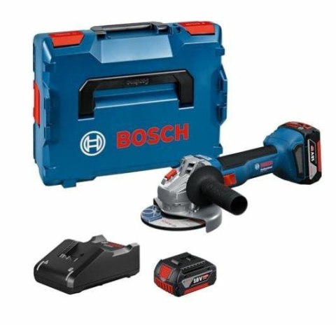 BOSCH SZLIFIERKA KĄT.125mm GWS 18V-8 2x5,0Ah LB BOSCH SZLIFIERKA KĄT.125mm GWS 18V-8 2x5,0Ah LB