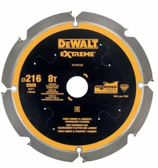 DEWALT PIŁA TARCZ.216x30mmx 8z DO WŁÓKNOCEMENTU
