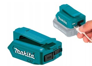 MAKITA ADAPTER CXT 10,8V ADP06 USBx1 (WŁĄCZNIK) ŁADOWANIE URZ. MOBILNYCH