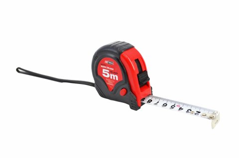 AWTOOLS MIARA ZWIJANA CZERWONO-CZARNA 10m x 25mm AWTOOLS MIARA ZWIJANA CZERWONO-CZARNA 10m x 25mm