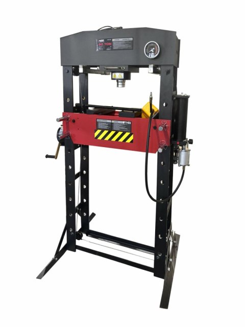 AWTOOLS PRASA HYDRAULICZNO-PNEUMATYCZNA Z MANOMETREM 50T PROFESIONALNA Z OSŁONĄ BLACK LINE AWTOOLS PRASA HYDRAULICZNO-PNEUMATYCZNA Z MANOMETREM 50T PROFESIONALNA Z OSŁONĄ BLACK LINE