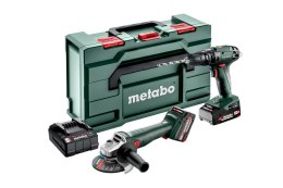 METABO ZESTAW COMBO 18V 2.4.4 (SB 18 + W 18 L 9-125) 1x4,0Ah +1x2,0Ah METABOX