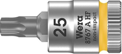 Nasadka wktetakowa z funkcja przytrzym. 1/4"do srub z lbemTORX 25x28mm Wera Nasadka wktetakowa z funkcja przytrzym. 1/4"do srub z lbemTORX 25x28mm Wera