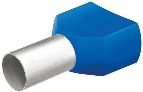 Tulejka kablowa Twin izolowana, 9 mm, 2 x 2,50 mm2, 100 szt., 97 99 374, KNIPEX Tulejka kablowa Twin izolowana, 9 mm, 2 x 2,50 mm2, 100 szt., 97 99 374, KNIPEX