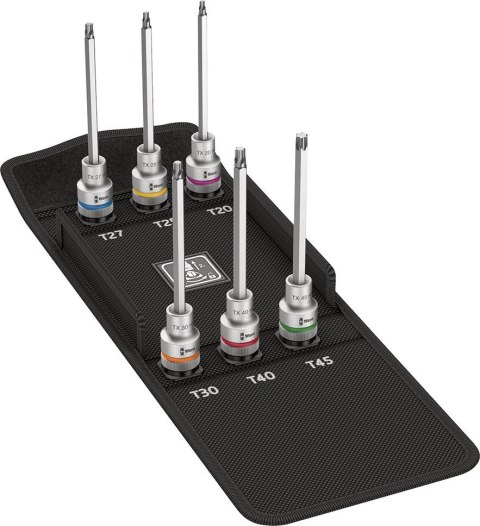 Zest.nasadek wkretak. dlugich z funkcja przytrzymywania Torx 1/2"6-czesciowy Wera Zest.nasadek wkretak. dlugich z funkcja przytrzymywania Torx 1/2"6-czesciowy Wera