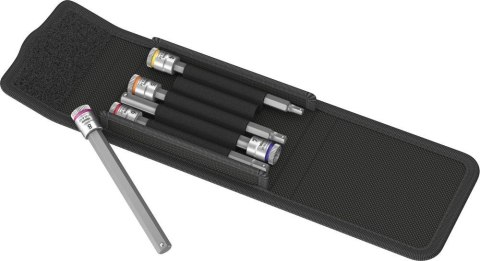 Zest.nasadek wkretak. z funkcja przytrzym.1/4",do srub z gniaz. 6-kat, 4-8x100mm, 5-czesc. Wera Zest.nasadek wkretak. z funkcja przytrzym.1/4",do srub z gniaz. 6-kat, 4-8x100mm, 5-czesc. Wera