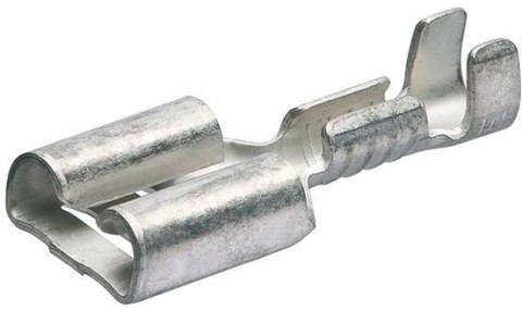 Złącze wtykowe nieizolowane, 6,3; 1,5mm², 100 szt. 97 99 070, KNIPEX Złącze wtykowe nieizolowane, 6,3; 1,5mm², 100 szt. 97 99 070, KNIPEX