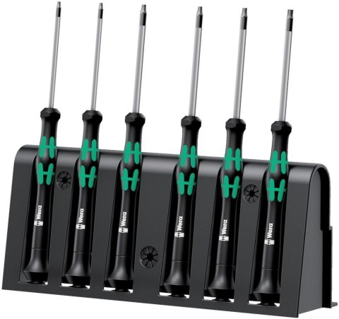 Dla elektronikow zestaw wkretakow TORX z otworem 6-czesciowy Wera Dla elektronikow zestaw wkretakow TORX z otworem 6-czesciowy Wera
