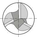 Frez trzpieniowy WN VHM, nanopoler.kraw.skraw., wzmocniony skok rdzenia, HA 4xD 16mm GÜHRING