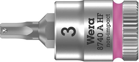 Nasadka wktetakowa 1/4" d.srub z gniaz.6-kat.z funkcja przytrzym,3x28mm Wera Nasadka wktetakowa 1/4" d.srub z gniaz.6-kat.z funkcja przytrzym,3x28mm Wera