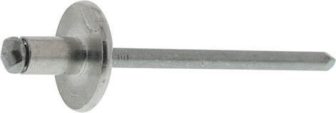 Nit jednostronnie zamyk. ,aluminium, z duzym lbem K16 4,8x8mm GESIPA (250 szt.) Nit jednostronnie zamyk. ,aluminium, z duzym lbem K16 4,8x8mm GESIPA (250 szt.)