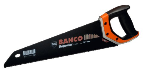 Piła ręczna Superior, ERGO, 16 in, 11/12 zębów na cal BAHCO Piła ręczna Superior, ERGO, 16 in, 11/12 zębów na cal BAHCO