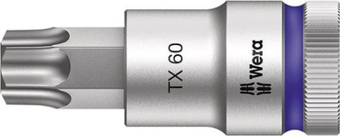 Nasadka wktetakowa 1/2"z funkcja przytrzym. do srub z lbem z gniazdemTORX 60x60mm Wera Nasadka wktetakowa 1/2"z funkcja przytrzym. do srub z lbem z gniazdemTORX 60x60mm Wera