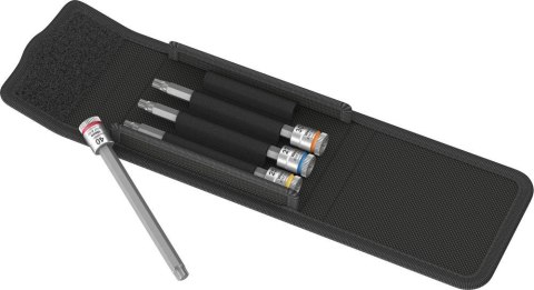 Zest.nasadek wkretak. z funkcja przytrzymywania1/4" Torx 25-T40x100mm 4-czesciowy Wera Zest.nasadek wkretak. z funkcja przytrzymywania1/4" Torx 25-T40x100mm 4-czesciowy Wera