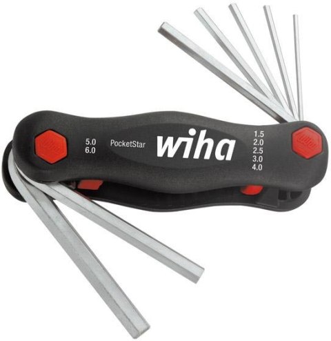 Zestaw wkrętaków imbusowych PocketStar®, 7-części Wiha Zestaw wkrętaków imbusowych PocketStar®, 7-części Wiha