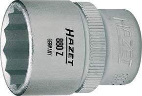 Klucz nasadowy - nasadka 3/4", 9mm, 12-kątna, 880Z-9 HAZET Klucz nasadowy - nasadka 3/4", 9mm, 12-kątna, 880Z-9 HAZET
