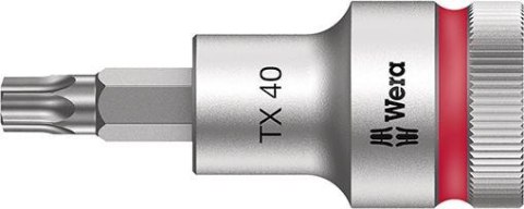 Nasadka wktetakowa 1/2"z funkcja przytrzym. do srub z lbem z gniazdemTORX 40x60mm Wera Nasadka wktetakowa 1/2"z funkcja przytrzym. do srub z lbem z gniazdemTORX 40x60mm Wera