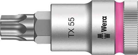 Nasadka wktetakowa 1/2"z funkcja przytrzym. do srub z lbem z gniazdemTORX 55x60mm Wera Nasadka wktetakowa 1/2"z funkcja przytrzym. do srub z lbem z gniazdemTORX 55x60mm Wera