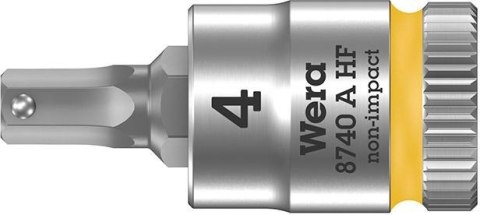 Nasadka wktetakowa 1/4" d.srub z gniaz.6-kat.z funkcja przytrzym,4x28mm Wera Nasadka wktetakowa 1/4" d.srub z gniaz.6-kat.z funkcja przytrzym,4x28mm Wera