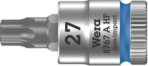 Nasadka wktetakowa z funkcja przytrzym. 1/4"do srub z lbemTORX 27x28mm Wera Nasadka wktetakowa z funkcja przytrzym. 1/4"do srub z lbemTORX 27x28mm Wera