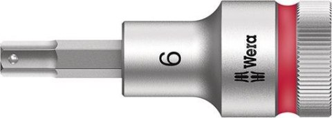 Nasadka wktetakowa 1/2" d.srub z gniaz.6-kat. z funkcja przytrzym,6x60mm Wera Nasadka wktetakowa 1/2" d.srub z gniaz.6-kat. z funkcja przytrzym,6x60mm Wera