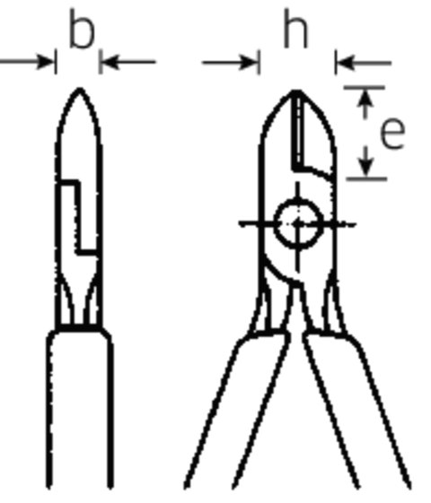 Szczypce tnące boczne VDE1000V L=180mm;chrom./izolow. STAHLWILLE Szczypce tnące boczne VDE1000V L=180mm;chrom./izolow. STAHLWILLE