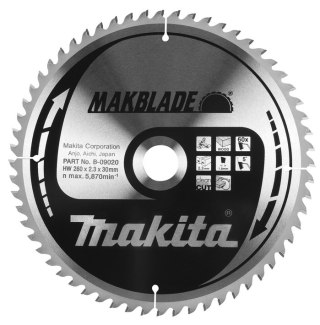 PIŁA TARCZOWA DO DREWNA 250x30mm 40-ZĘBÓW MAKBLADE >>>B-33489