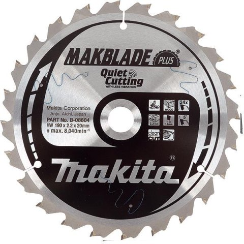 PIŁA TARCZOWA DO DREWNA 255x30mm 40-ZĘBÓW MAKBLADE >>>B-32471 PIŁA TARCZOWA DO DREWNA 255x30mm 40-ZĘBÓW MAKBLADE >>>B-32471