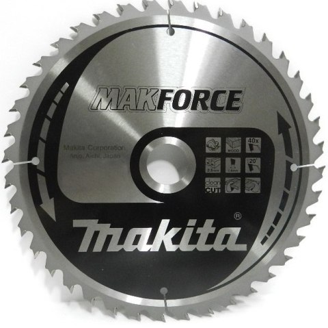 PIŁA TARCZOWA DO DREWNA MAKFORCE 190x20mm 24-ZĘBÓW >>>B-32437 PIŁA TARCZOWA DO DREWNA MAKFORCE 190x20mm 24-ZĘBÓW >>>B-32437