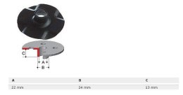 SZABLON 24mm DO RP1800/2300