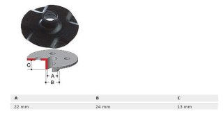 SZABLON 24mm DO RP1800/2300