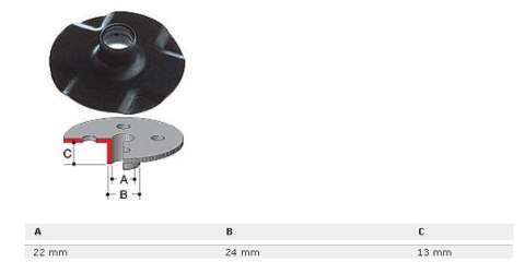 SZABLON 24mm DO RP1800/2300 SZABLON 24mm DO RP1800/2300